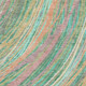 10' X 14' Teal And Pink Abstract Washable Area Rug With UV Protection