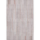 10' X 14' Coral And Beige Striped Washable Area Rug With UV Protection