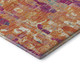 3' X 5' Blush And Teal Abstract Washable Area Rug With UV Protection