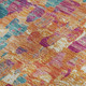 8' X 10' Blush And Teal Abstract Washable Area Rug With UV Protection