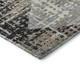 10' X 14' Black And Gray Geometric Washable Area Rug With UV Protection