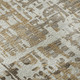 9' X 12' Brown And Beige Geometric Washable Area Rug With UV Protection