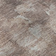 3' X 5' Rust And Silver Abstract Washable Area Rug With UV Protection