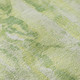 9' X 12' Lime Green And Ivory Abstract Washable Area Rug With UV Protection