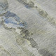 5' X 8' Sky Blue And Gray Abstract Washable Area Rug With UV Protection