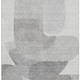 3' X 5' Linen And Gray Abstract Washable Area Rug With UV Protection