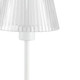 13" White USB Table Lamp With Empire Shade