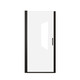 72" X 28" Aluminum and Tempered Glass Shower Door