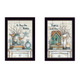Set Of Two Home Sweet Home 1 Black Framed Wall Art