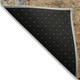 10' X 14' Copper And Black Abstract Washable Indoor Outdoor Area Rug