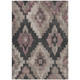 10' X 14' Taupe And Charcoal Aztec Washable Indoor Outdoor Area Rug