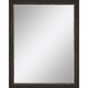 45" Dark Brown Accent Mirror