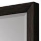 40" Dark Brown Framed Accent Mirror