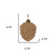 Set of Twelve Brown Glass Hanging Figurine Ornaments