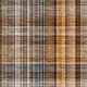 5' X 8' Terra Cotta And Gray Plaid Washable Area Rug With UV Protection