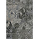 9' X 12' Gray And Taupe Abstract Washable Area Rug With UV Protection