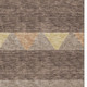 3' X 5' Brown Wheat And Copper Southwestern Washable Area Rug With UV Protection