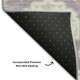 3' X 5' Lavender Gold And Ivory Damask Washable Area Rug With UV Protection