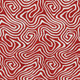 9' X 12' Red And Ivory Abstract Washable Area Rug With UV Protection