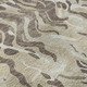 8' X 10' Beige Taupe And Ivory Abstract Washable Area Rug With UV Protection