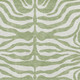 3' X 5' Artichoke Green And Ivory Animal Print Washable Area Rug With UV Protection
