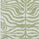 8' X 10' Artichoke Green And Ivory Animal Print Washable Area Rug With UV Protection