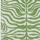 8' X 10' Green And Ivory Animal Print Washable Area Rug With UV Protection