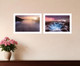 Set Of Two Future Genesis 1 White Framed Print Wall Art