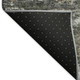 5' X 8' Pewter And Silver Medallion Washable Indoor Outdoor Area Rug