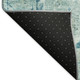 3' X 5' Aqua And Teal Blue Medallion Washable Indoor Outdoor Area Rug