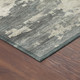 10' X 14' Artichoke Green Gold And Ivory Abstract Washable Indoor Outdoor Area Rug