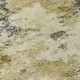 9' X 12' Pewter And Gold Abstract Washable Indoor Outdoor Area Rug