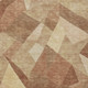 10' X 14' Rust And Beige Abstract Washable Indoor Outdoor Area Rug