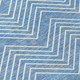 10' X 14' Blue And Ivory Geometric Washable Indoor Outdoor Area Rug