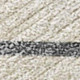 5' X 8' Beige Ivory And Brown Striped Washable Indoor Outdoor Area Rug