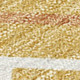 10' X 14' Gold Ivory And Blue Striped Washable Indoor Outdoor Area Rug