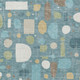 10' X 14' Teal Blue Ivory And Green Geometric Washable Indoor Outdoor Area Rug