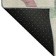3' X 5' Tan Blue And Mauve Abstract Washable Indoor Outdoor Area Rug