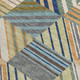 8' X 10' Beige Brown And Blue Patchwork Washable Indoor Outdoor Area Rug