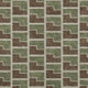 9' X 12' Chocolate Olive Green And Beige Geometric Washable Indoor Outdoor Area Rug