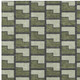 3' X 5' Olive Green Beige And Charcoal Geometric Washable Indoor Outdoor Area Rug