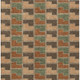 9' X 12' Rust Olive Green And Brown Geometric Washable Indoor Outdoor Area Rug