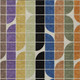 8' X 10' Blue Black Purple And Orange Geometric Washable Indoor Outdoor Area Rug