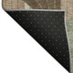 8' Chocolate Beige And Taupe Round Striped Washable Indoor Outdoor Area Rug