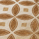 3' X 5' Rust And Beige Geometric Washable Indoor Outdoor Area Rug
