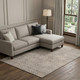 9' X 12' Coffee And Beige Geometric Washable Area Rug With UV Protection