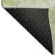 9' X 12' Artichoke Green And Gold Abstract Washable Area Rug With UV Protection