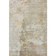 9' X 12' Khaki Gray And Gold Abstract Washable Area Rug With UV Protection