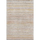 3' X 5' Terra Cotta Gold And Peach Striped Washable Area Rug With UV Protection