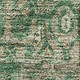 10' X 14' Emerald Ivory And Taupe Oriental Washable Area Rug With UV Protection